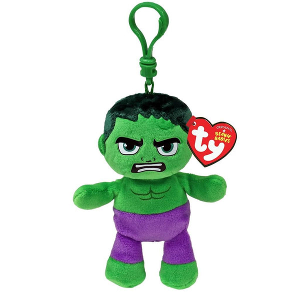 TY TY Beanie Babies Clip Knuffel Hulk 12 cm