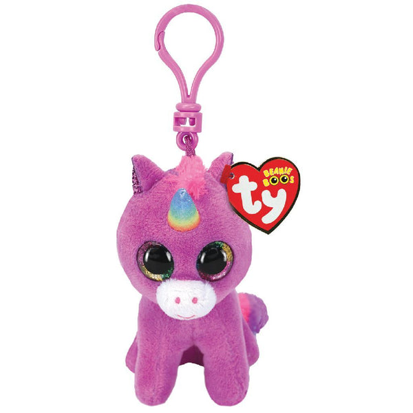 TY TY Beanie Boos Clip Eenhoorn Knuffel Rosette 7 cm