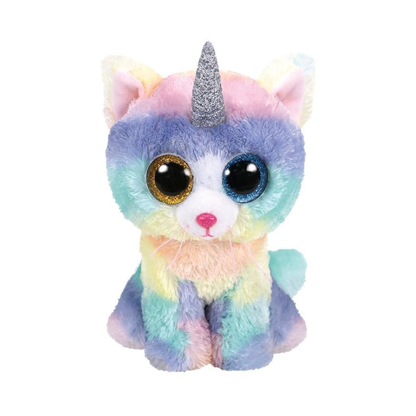 TY TY Beanie Boos Knuffel Eenhoorn Kat Heather 15 cm