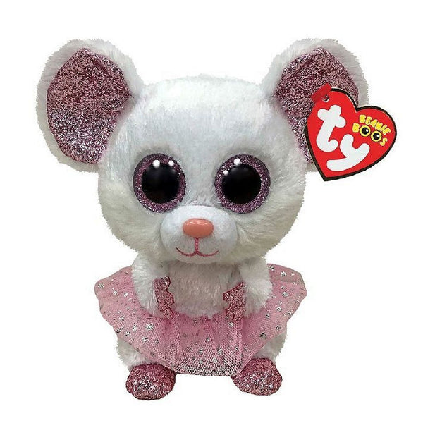 TY TY Beanie Boos Knuffel Muis Nina 15 cm