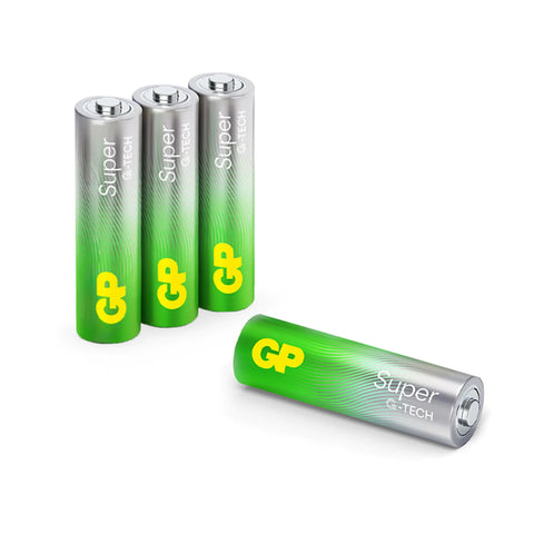 Super alkaline AA-batterijen 4PK