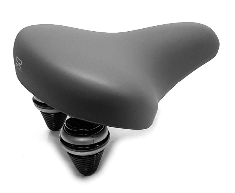 Selle royal 8965 zadel grijs met strop en drift veren bulk