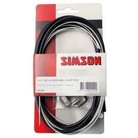 Simson Remkabel set Nexus rollerbrake 1600 2250 mm zwart zilver