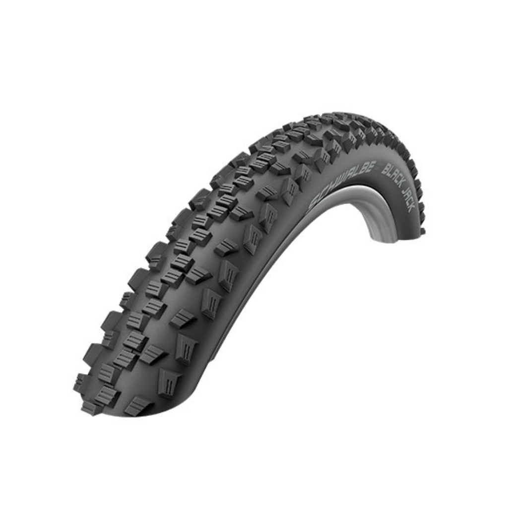 Schwalbe Black Jack (K-guard), zwart zonder reflecttie 18x1.75, ETRTO 47-355