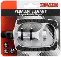 Simson Pedalen set Elegant 9 16 inch zilver zwart