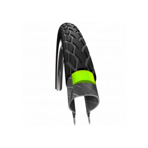 Pneu Schwalbe Marathon GreenGuard 26 x 1,75 47-559 mm - noir avec reflet