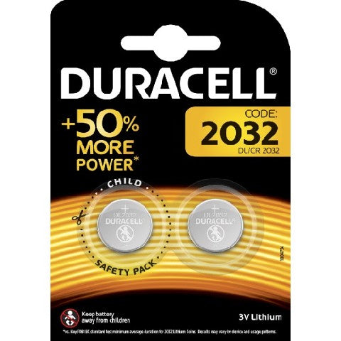 Batterij Duracell CR2032