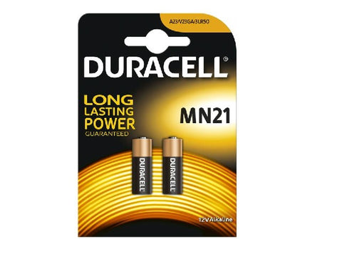 Batterij Duracell MN21 A23 K23A LRV08 12V Alkaline per 2