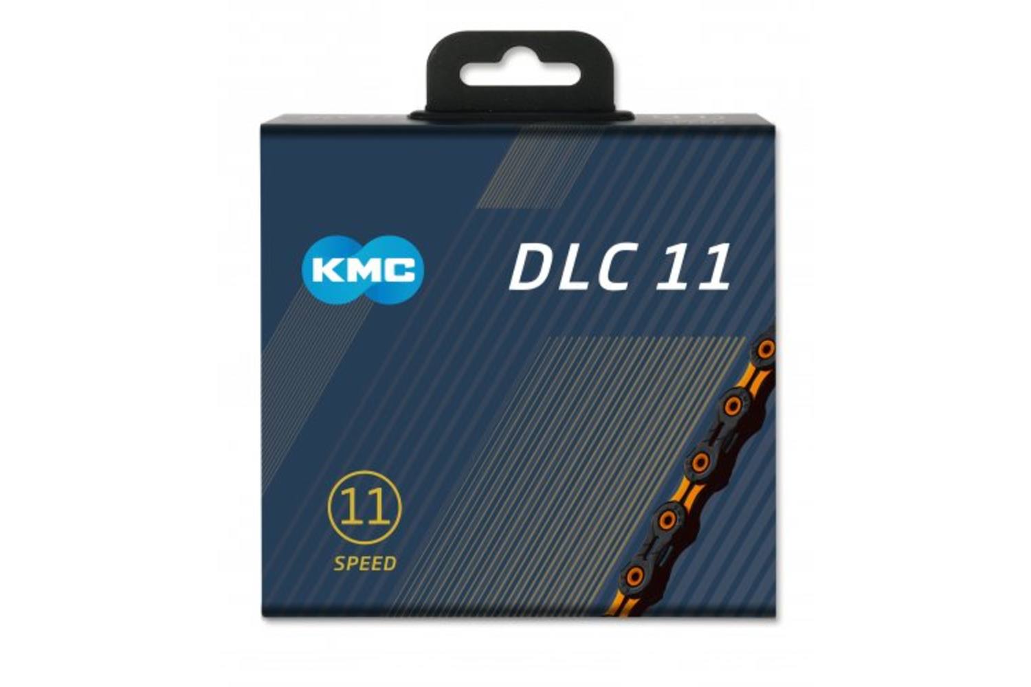 Kmc - dlc 11 ketting zwart oranje 118l