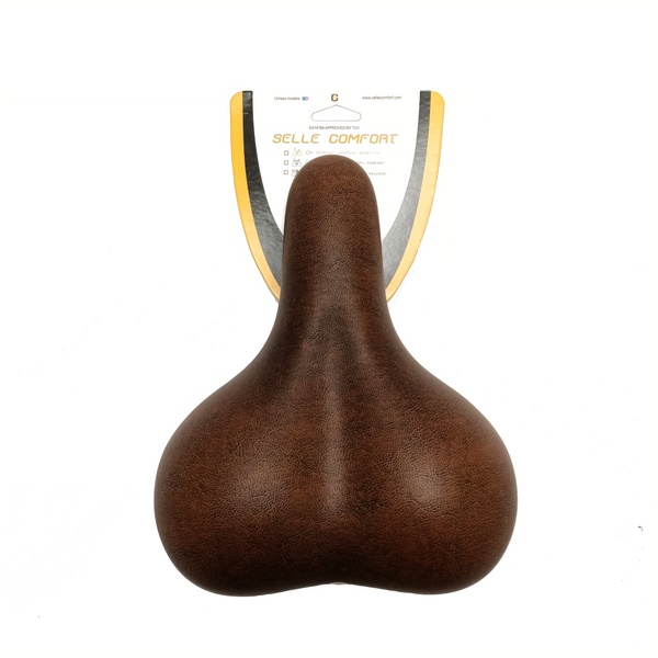 Selle Comfort zadel City bruin, zonder strop