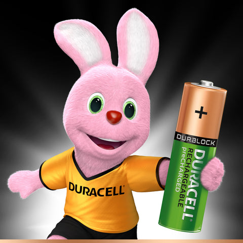 Oplaadbare Batterijen Duracell Rechargeable NimH Stay Charged AA HR6 2500mAh, 4st.