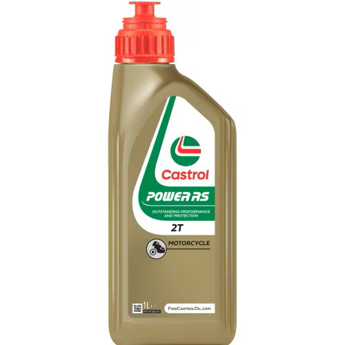 Huile Castrol 2T Power RS ​​​​100% Synt. 1 litre (TTS)