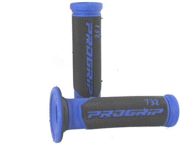 Handvatset Pro grip 732 zwart blauw