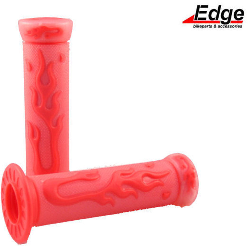 Jeu de poignées Edge Flame - rouge transparent