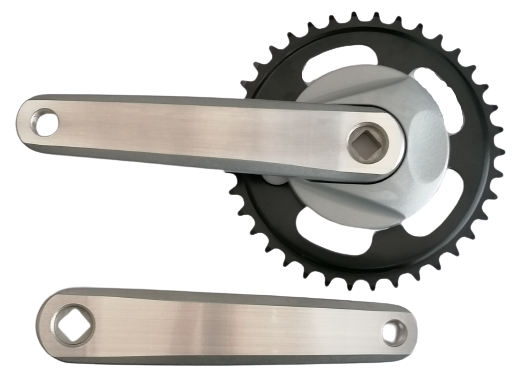 Miranda crankset crankstel nexus 38 tands 1 8 + 3 32 zil disk 92 mm