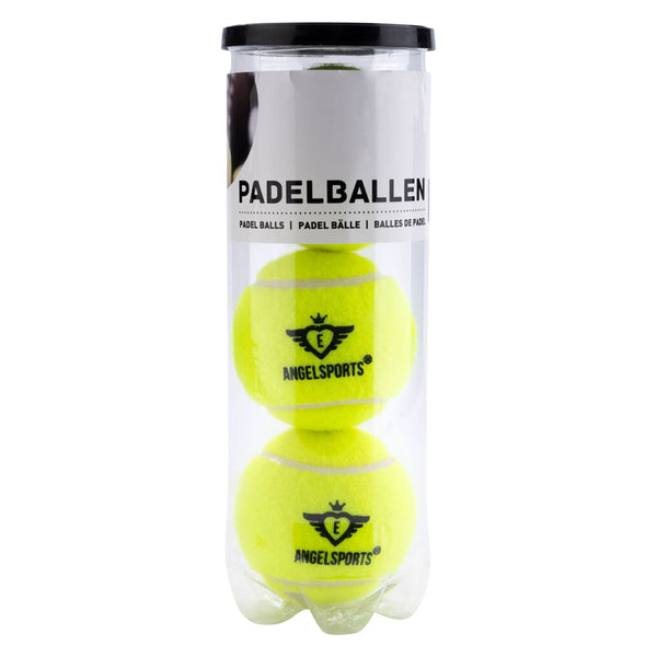 Angel Sports Padelballen Pro in Koker, 3st.