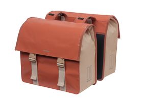 Basil Urban Load double sacoche 48-53L terre rouge rose