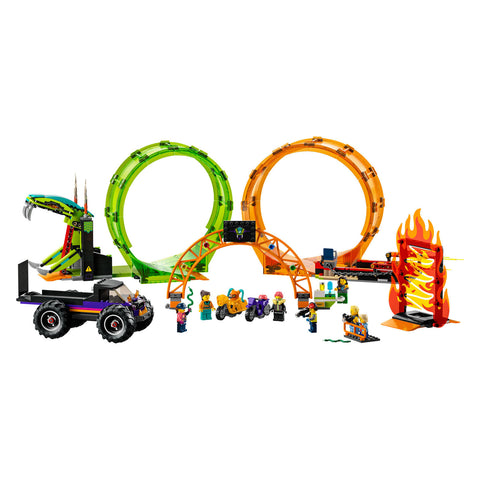 LEGO City 60339 Dubbele Loop Stunt Arena