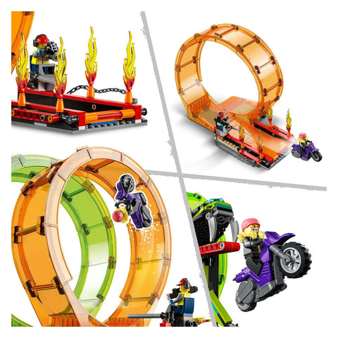 LEGO City 60339 Dubbele Loop Stunt Arena