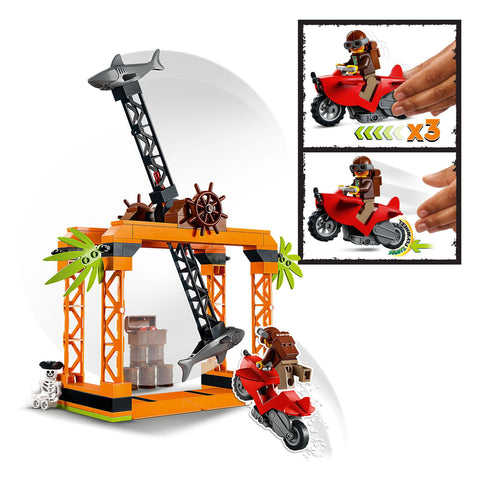 LEGO City 60342 The Shark Attack Stunt Uitdaging