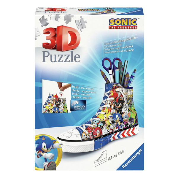 3D Puzzel Pennenbak Sonic The Hedgehog, 108st.