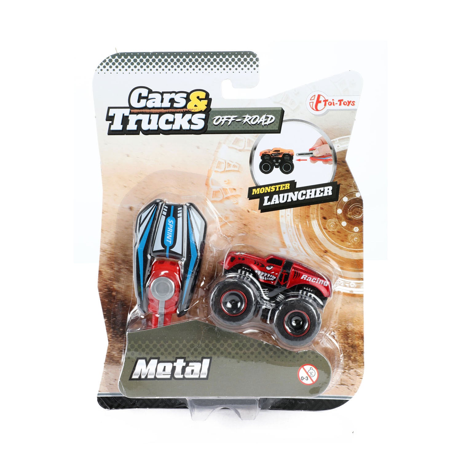 Cars Trucks Afschiet Mini Monster Truck