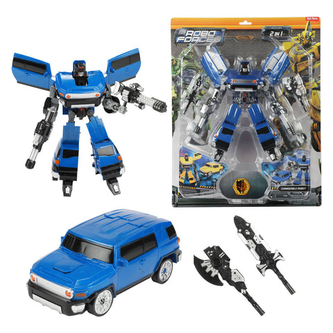 Roboforces Veranderrobot - SUV The Super Morpf Blauw