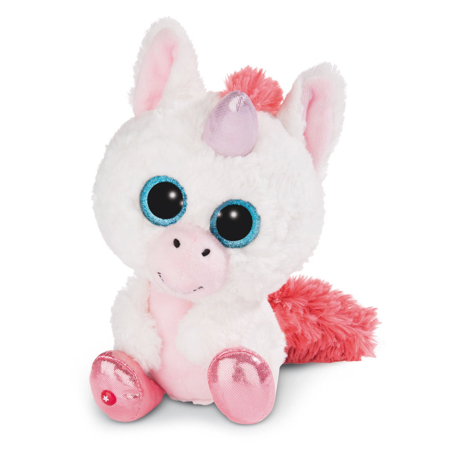 Nici Glubschis Pluchen Knuffel Eenhoorn Milky-Free, 25cm