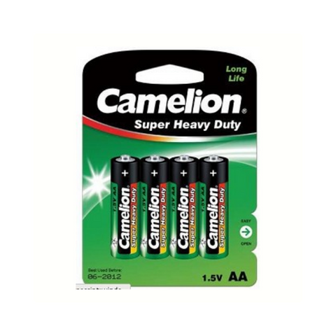 Camelion AA zink-carbon batterijen per 4 stuks