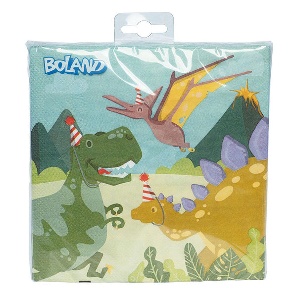 Servetten Dino Party, 33x33cm