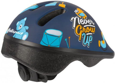 Polisport kinderhelm Toys. maat: XXS (44 48 cm), kleur: blauw mat