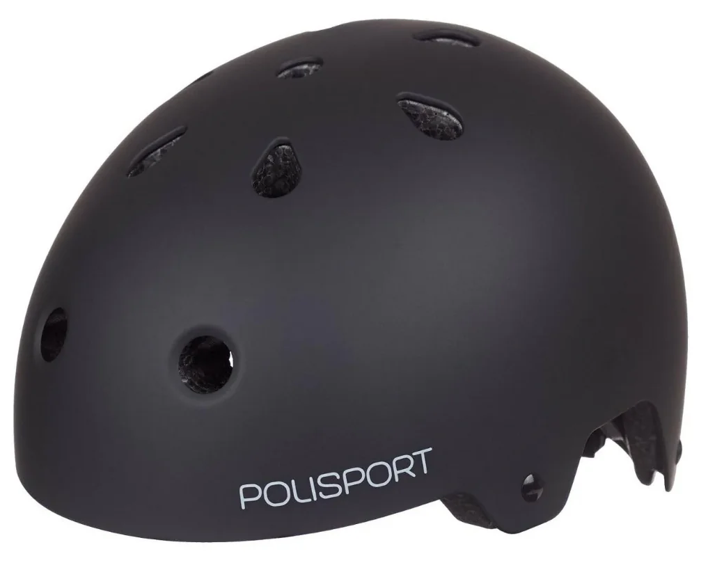 Polisport Urban Helm. maat: M (55 58 cm), kleur: Zwart Mat.