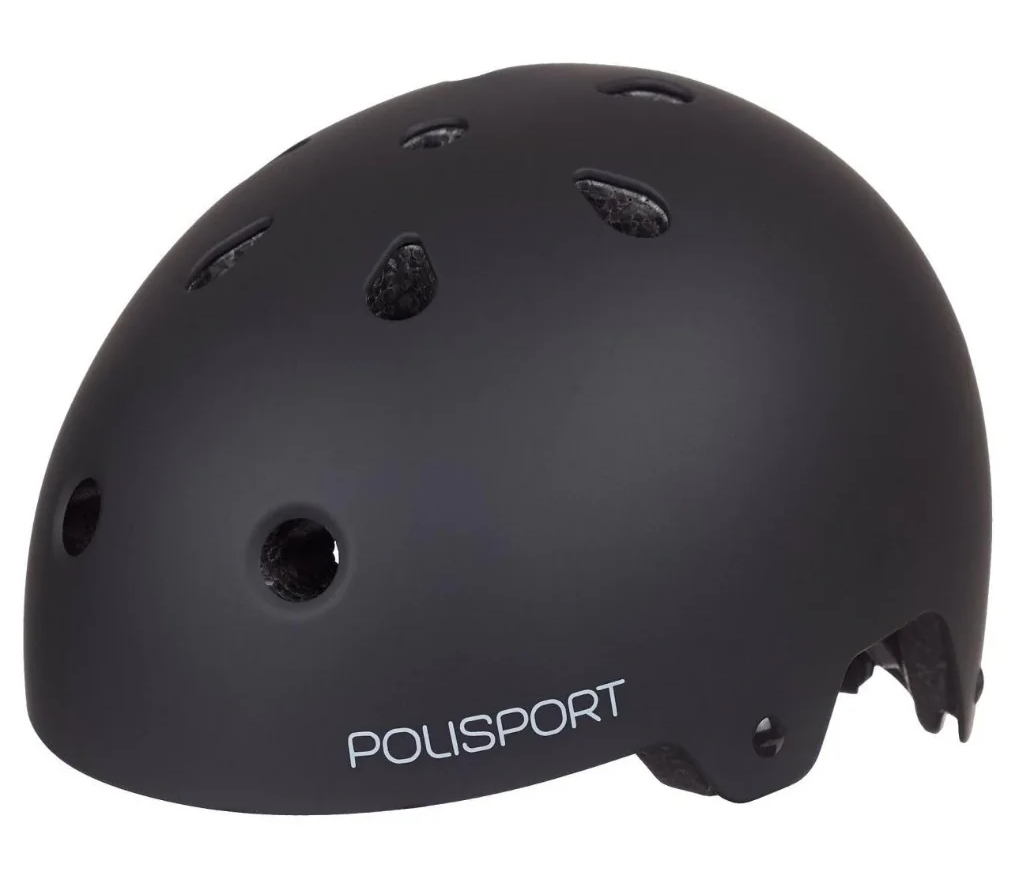 Polisport Urban Helm. maat: L (59 61 cm), kleur: Zwart Mat.