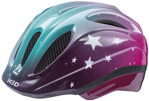 Fietshelm KED Meggy II  Trend S (46-51 cm) - stars pink aqua glossy