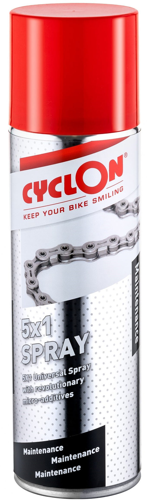 Cyclon P.t.f.e. multi smeermiddel 5x1 in spuitbus 500ml