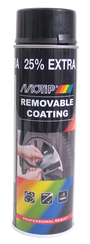 Sprayplast Motip - noir brillant (aérosol de 500 ml)