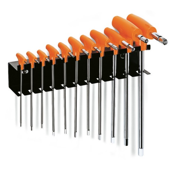 Jeu de 11 clés à angle Beta Tools 96T SP11 avec poignée puissante