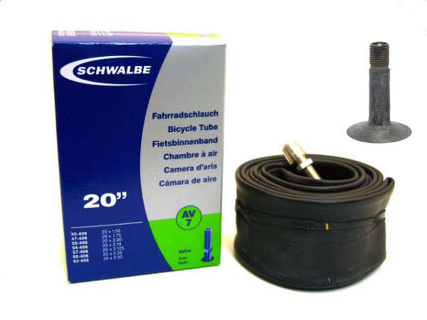 Chambre à air Schwalbe AV7 20 40 62-406 - valve 40mm