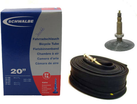 Chambre à air Schwalbe SV7A 20 28 37-438 451 - valve 40mm