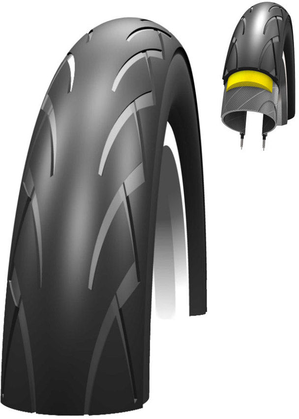 Pneu Schwalbe Kid Plus PunctureGuard 12 x 1.75 47-203 mm - noir