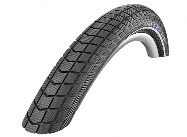 Buitenband Schwalbe Big Ben RaceGuard 20 x 2.15 55-406 mm - zwart met reflectie