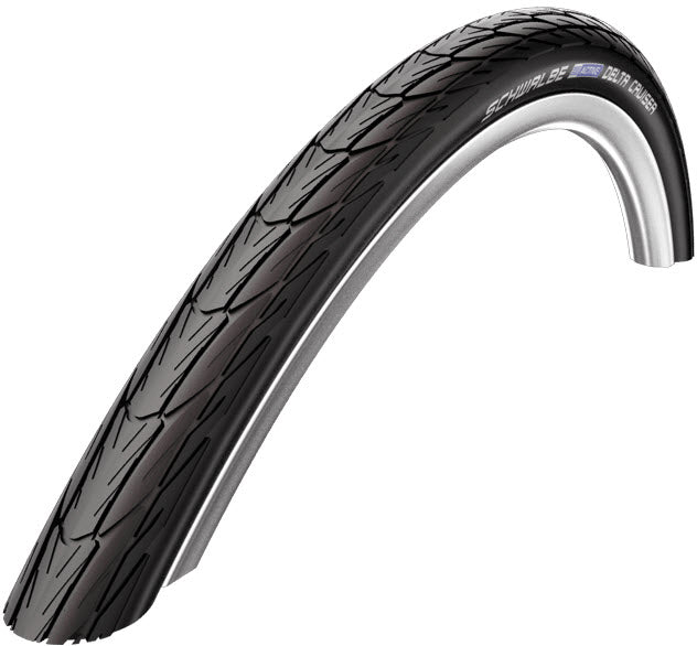 Pneu Schwalbe Delta Cruiser Plus PunctureGuard 26 x 1 3 8 37-590 mm - noir avec reflet