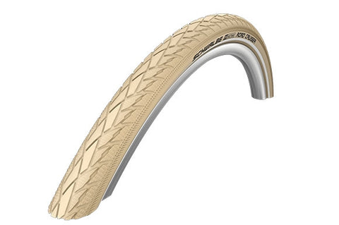 Pneu Schwalbe Road Cruiser K-Guard 28 x 1.60 42-622 mm - crème avec reflet