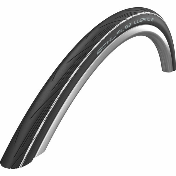 Pneu Schwalbe Lugano 2 K-Guard 28 x 1.00 25-622 - noir avec bandes blanches