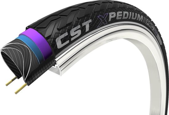 Buitenband CST Xpedium Pro 28 x 1.75 47-622mm - zwart met reflectie