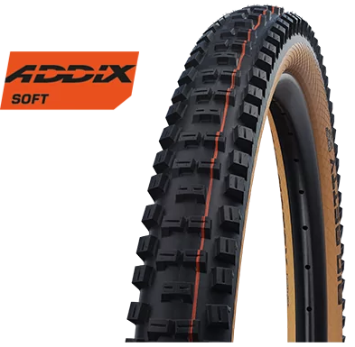 Pneu souple Schwalbe Big Betty Super Gravity 29 x 2.40 62-622 mm - brun noir