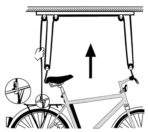 Élévateur à vélo Icetoolz jusqu'à 25 kg