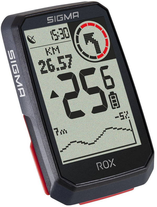 Sigma fietscomputer Rox 4.0 GPS stuurhouder zwart