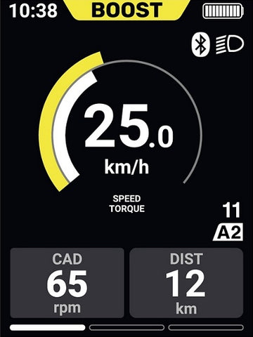 E-bike display fietscomputer Shimano STEPS SC-E610 zonder houder