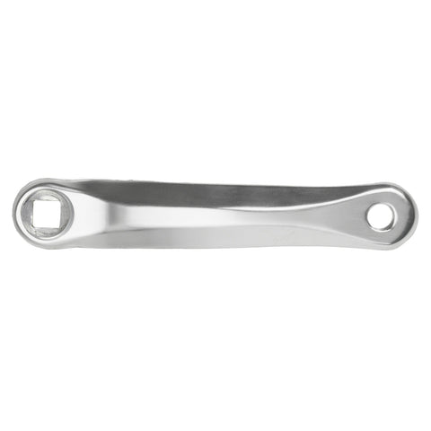 Manivelle gauche M-Wave Shimano aluminium 170 mm - argent